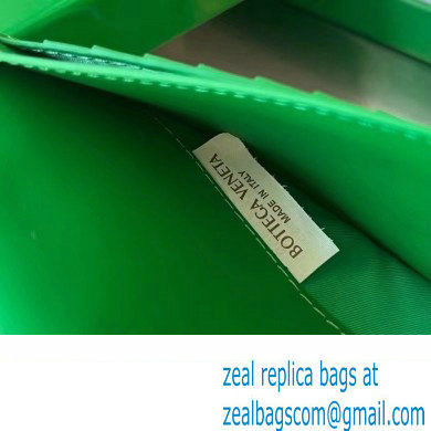 Bottega Veneta Intrecciato leather Long Wallet 676593 White/Green - Click Image to Close