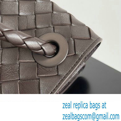 Bottega Veneta Intrecciato leather Medium Andiamo top handle Bag Coffee