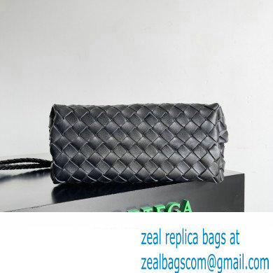 Bottega Veneta Intrecciato leather Small Andiamo top handle Bag Black