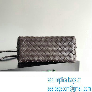 Bottega Veneta Intrecciato leather Small Andiamo top handle Bag Coffee - Click Image to Close