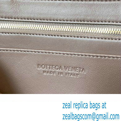 Bottega Veneta Intrecciato leather Small East/West Andiamo top handle Bag Coffee