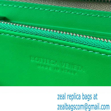 Bottega Veneta Intrecciato leather Zip Around Wallet 593217 Light Green - Click Image to Close