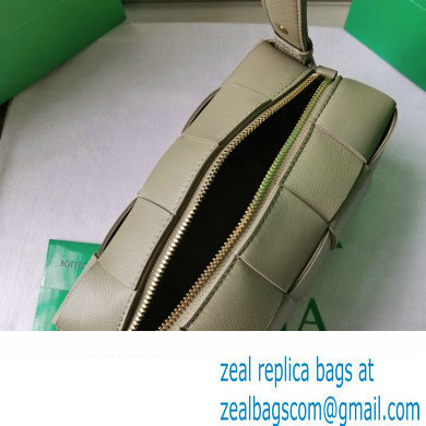 Bottega Veneta Intreccio leather Small Brick Cassette shoulder bag 729166 Light Green