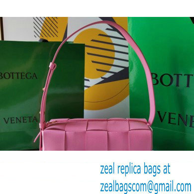 Bottega Veneta Intreccio leather Small Brick Cassette shoulder bag 729166 Pink