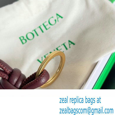 Bottega Veneta Knot Leather key ring 08