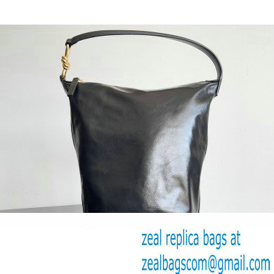 Bottega Veneta Knot Medium Hobo Bag Black