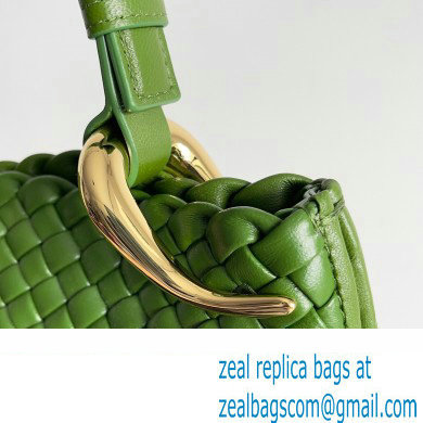 Bottega Veneta Large Clicker padded intreccio leather Shoulder Bag Green