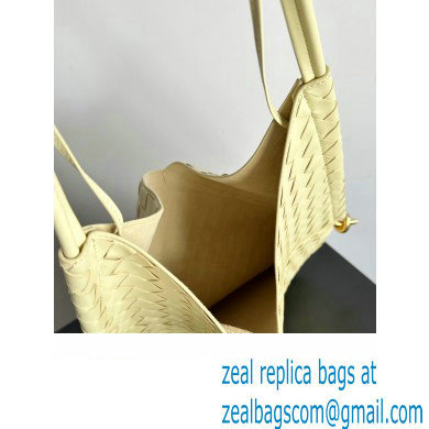 Bottega Veneta Large Solstice Intrecciato leather Shoulder Bag Yellow