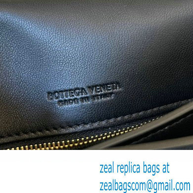 Bottega Veneta Mini Intrecciato leather Cross-Body Bag with adjustable sliding strap Black