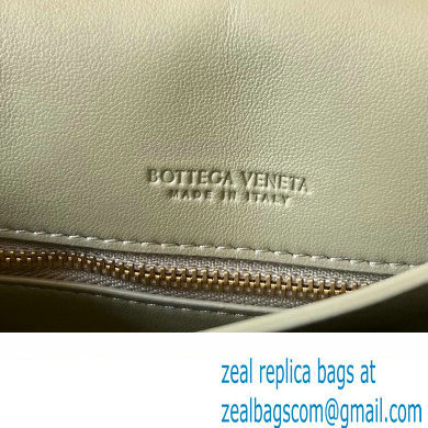 Bottega Veneta Mini Intrecciato leather Cross-Body Bag with adjustable sliding strap Light Green