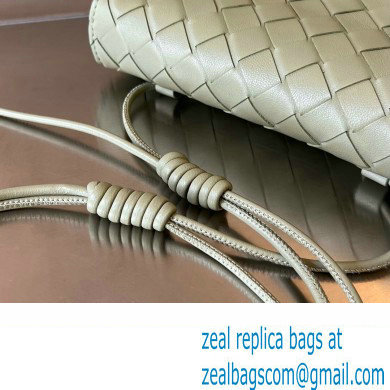 Bottega Veneta Mini Intrecciato leather Cross-Body Bag with adjustable sliding strap Light Green