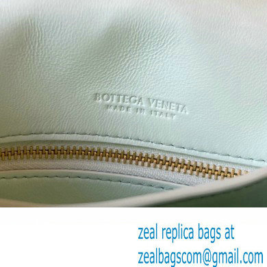 Bottega Veneta Mini Intrecciato leather Cross-Body Bag with adjustable sliding strap Pale Green