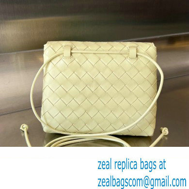 Bottega Veneta Mini Intrecciato leather Cross-Body Bag with adjustable sliding strap Yellow