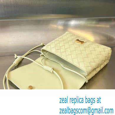 Bottega Veneta Mini Intrecciato leather Cross-Body Bag with adjustable sliding strap Yellow