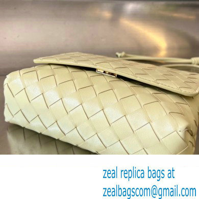 Bottega Veneta Mini Intrecciato leather Cross-Body Bag with adjustable sliding strap Yellow