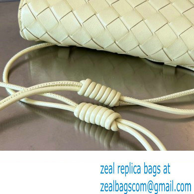 Bottega Veneta Mini Intrecciato leather Cross-Body Bag with adjustable sliding strap Yellow