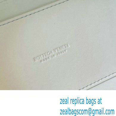 Bottega Veneta Mini Intrecciato leather vanity case Bag with cross-body strap 743551 GLACIER Pale Green - Click Image to Close