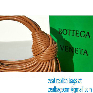 Bottega Veneta Mini Jodie tubular leather top handle Bag Brown