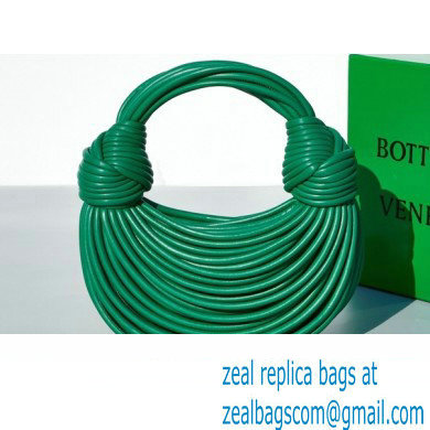 Bottega Veneta Mini Jodie tubular leather top handle Bag Green