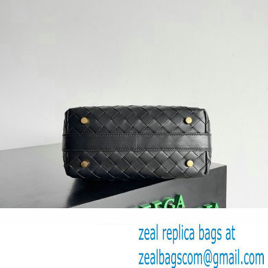 Bottega Veneta Mini Wallace Intrecciato leather Bag Black