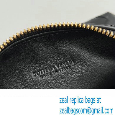 Bottega Veneta Mini Wallace Intrecciato leather Bag Black