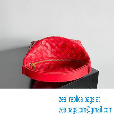 Bottega Veneta Mini Wallace Intrecciato leather Bag Red