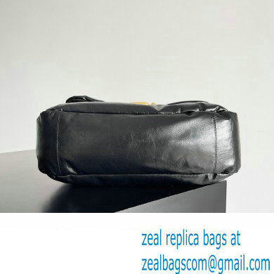 Bottega Veneta Pad Crossbody Bag Black