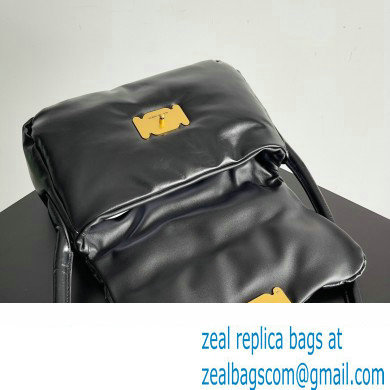 Bottega Veneta Pad Crossbody Bag Black - Click Image to Close