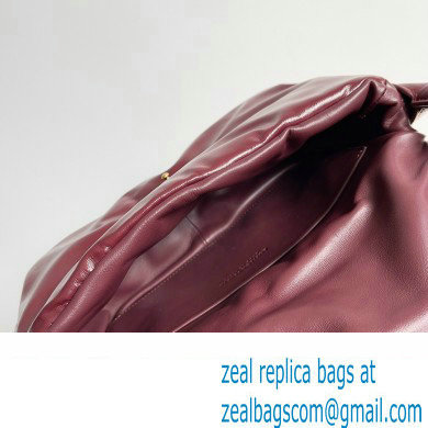 Bottega Veneta Pad Crossbody Bag Burgundy - Click Image to Close