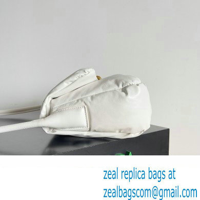 Bottega Veneta Pad Crossbody Bag White - Click Image to Close