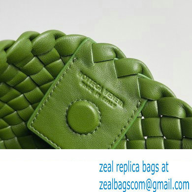 Bottega Veneta Small Clicker padded intreccio leather Shoulder Bag Green