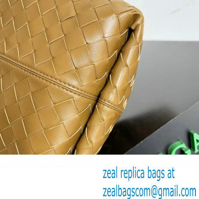 Bottega Veneta Small Flip Flap Intrecciato leather tote Bag Brown
