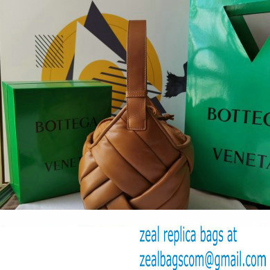 Bottega Veneta Small Helmet Shoulder Bag Brown - Click Image to Close