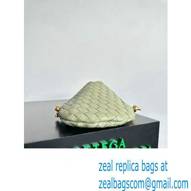 Bottega Veneta Small Solstice Intrecciato leather Shoulder Bag Light Green - Click Image to Close