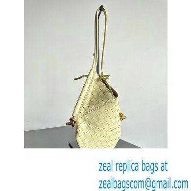 Bottega Veneta Small Solstice Intrecciato leather Shoulder Bag Yellow - Click Image to Close