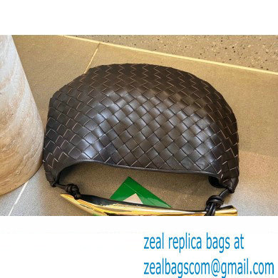Bottega Veneta Small intrecciato leather Sardine bag with metallic top handle 716082 Coffee - Click Image to Close