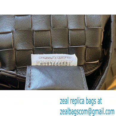 Bottega Veneta Small intrecciato leather Sardine bag with metallic top handle 716082 Coffee - Click Image to Close