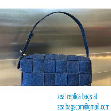 Bottega Veneta denim Intreccio Brick Cassette shoulder Bag 709628 - Click Image to Close
