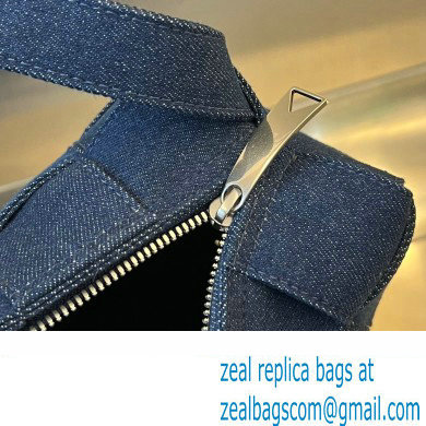 Bottega Veneta denim Intreccio Brick Cassette shoulder Bag 709628 - Click Image to Close