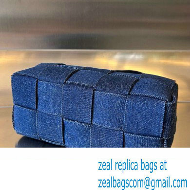Bottega Veneta denim Intreccio Small Brick Cassette shoulder Bag 751247 - Click Image to Close