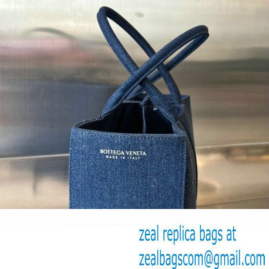 Bottega Veneta denim intreccio Medium Arco Tote bag 609175 - Click Image to Close