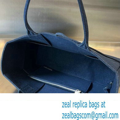 Bottega Veneta denim intreccio Medium Arco Tote bag 609175