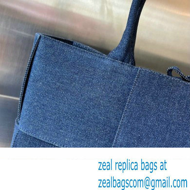 Bottega Veneta denim intreccio Medium Arco Tote bag 609175 - Click Image to Close