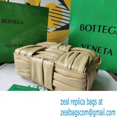 Bottega Veneta foulard Intreccio leather Mini Arco Tote bag with detachable strap Apricot