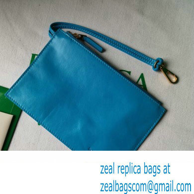 Bottega Veneta foulard Intreccio leather Mini Arco Tote bag with detachable strap Blue