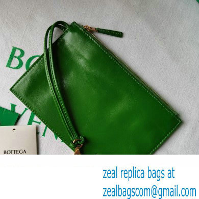 Bottega Veneta foulard Intreccio leather Mini Arco Tote bag with detachable strap Green - Click Image to Close