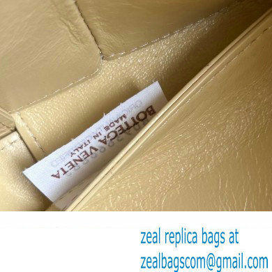 Bottega Veneta foulard Intreccio leather Small Arco Tote bag Apricot
