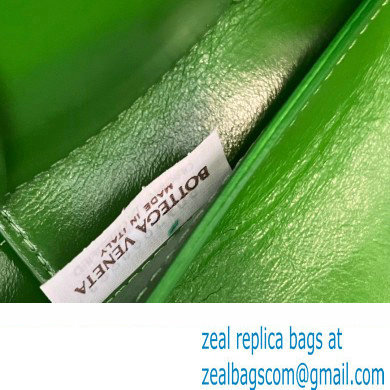 Bottega Veneta foulard Intreccio leather Small Arco Tote bag Green