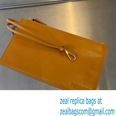 Bottega Veneta foulard Intreccio leather Small Arco Tote bag Orange