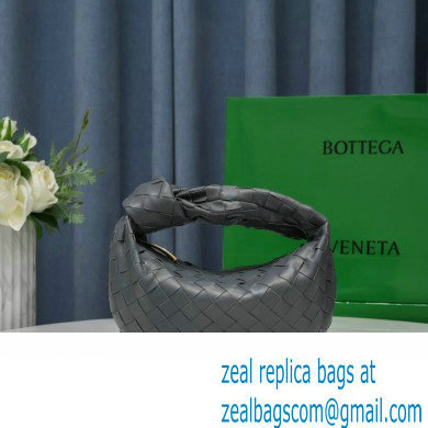 Bottega Veneta intrecciato leather mini jodie top handle bag Thunder 2023